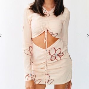 With Jean Hermana Dress - Chalk and Flowers